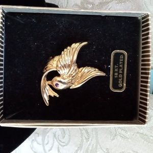 Vintage Sparrow brooch